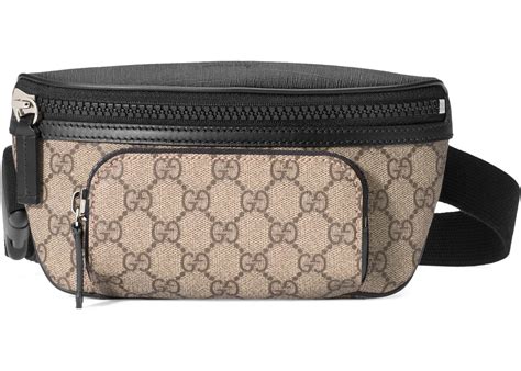 gucci front pocket belt bag|gucci waist bag black.